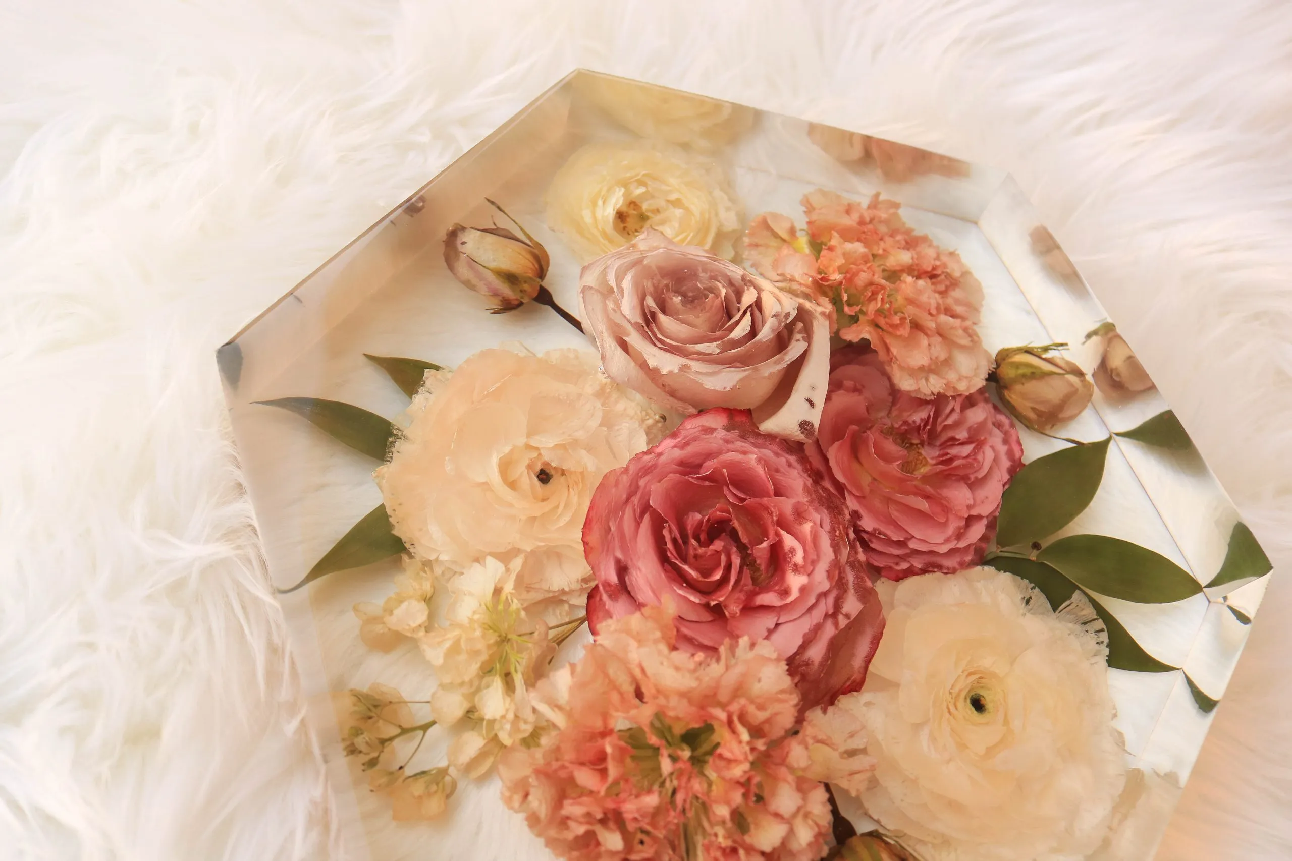 Large Hexagon Flower Preservation